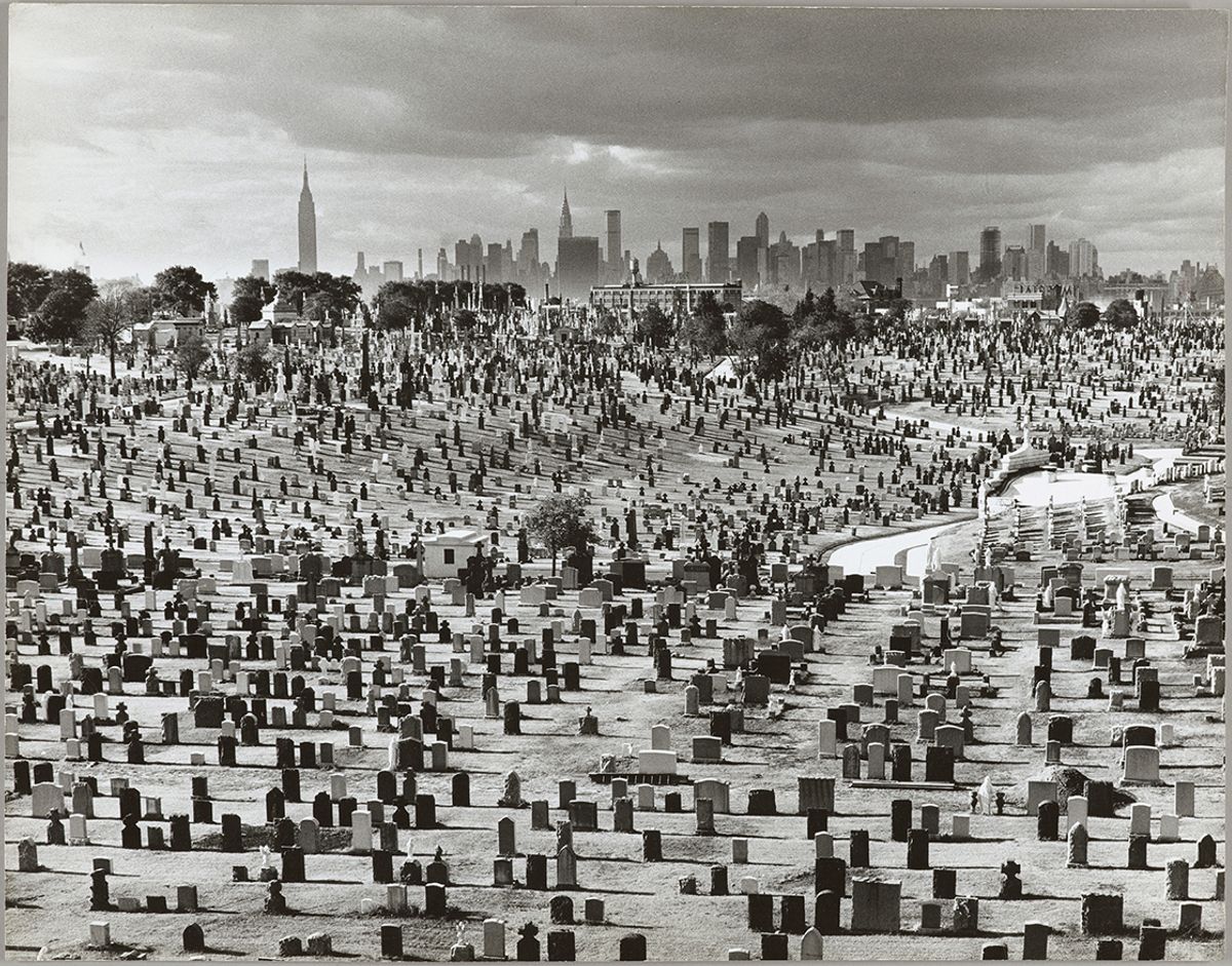 Arthur Tress’s Cemetery, Queens, New York (1969) featured in Life magazine in 1971
Courtesy J. Paul Getty Museum