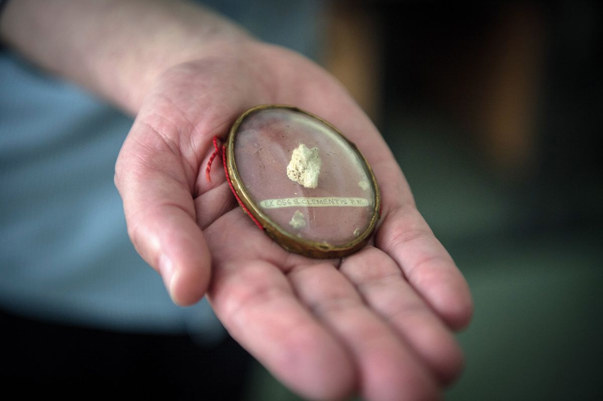 The bone fragment of Pope Clement I was discovered in a rubbish tip in London Mazur/catholicnews.org.uk