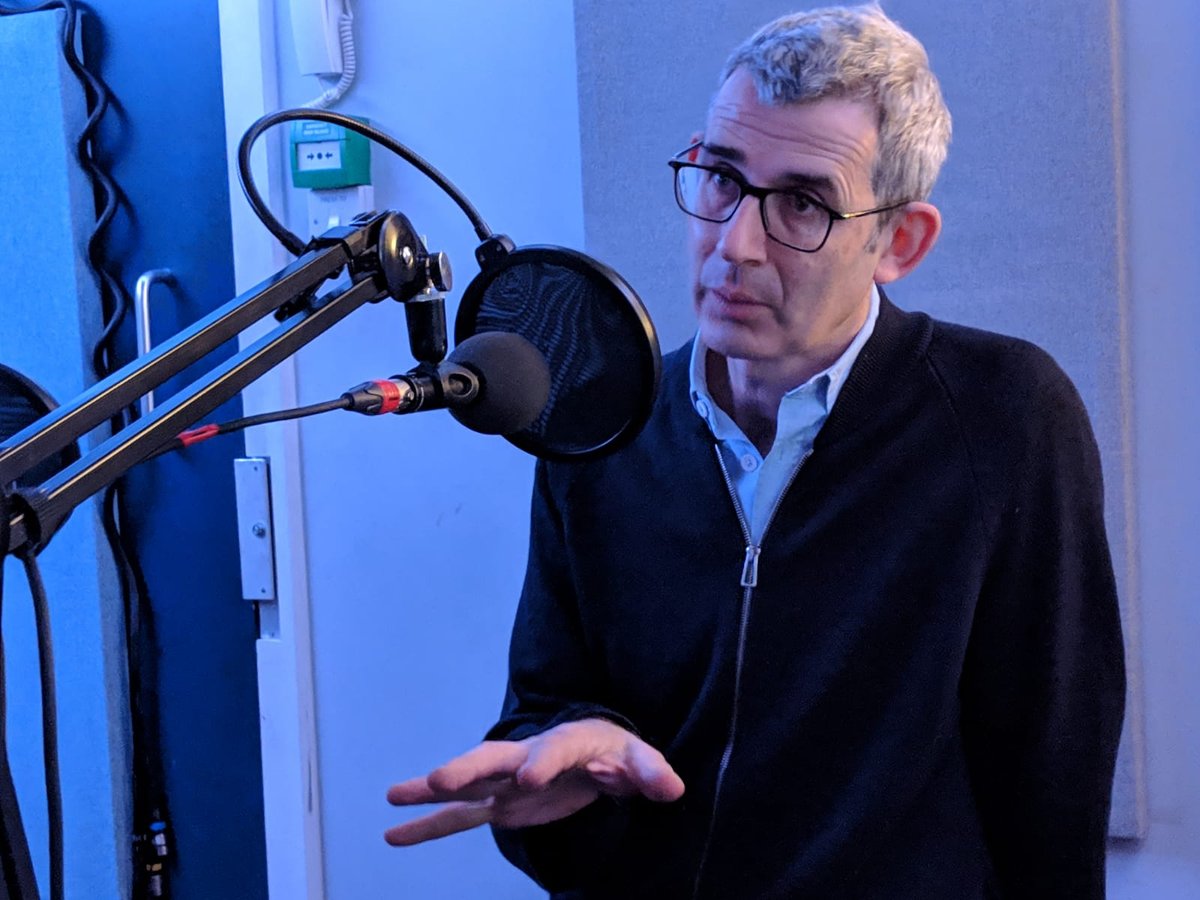Edmund de Waal speaking on The Art Newspaper podcast © David Clack