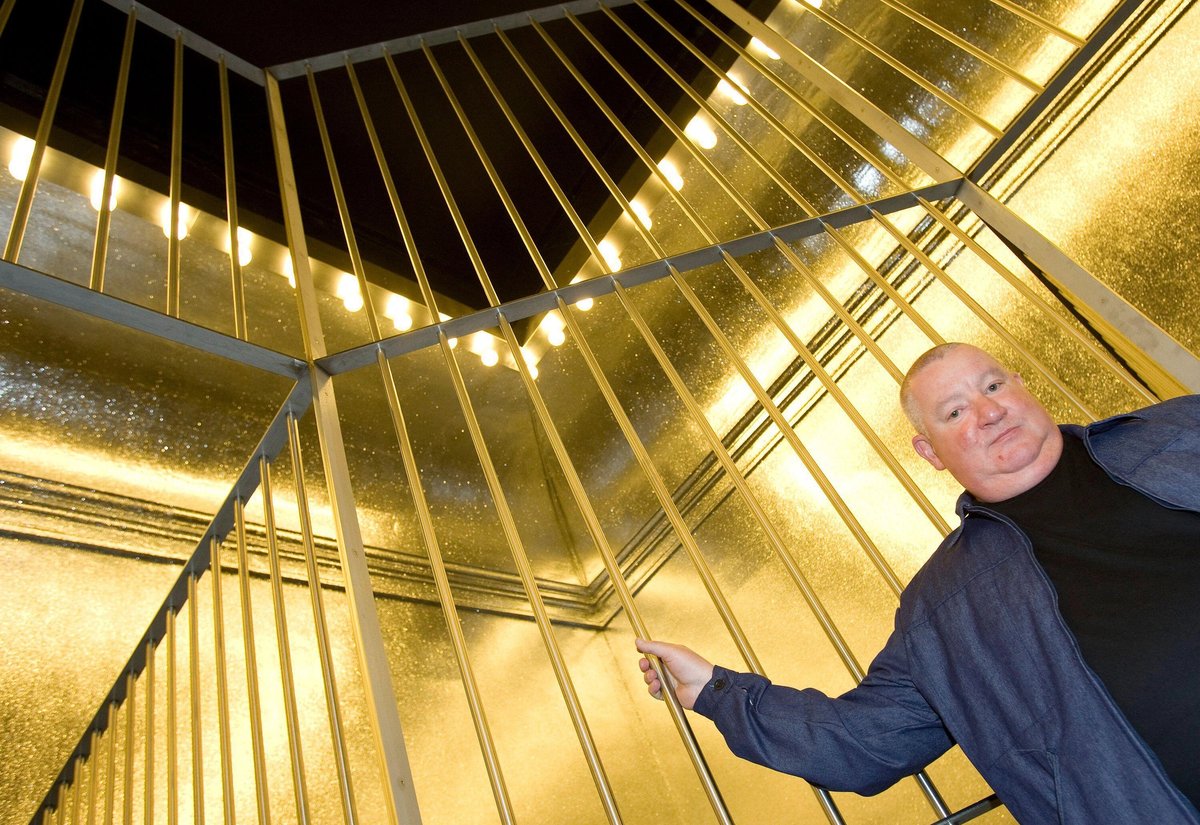 Claude Lévêque at the 2009 Venice Biennale when he represented France © Reuters / Alamy Stock Photo