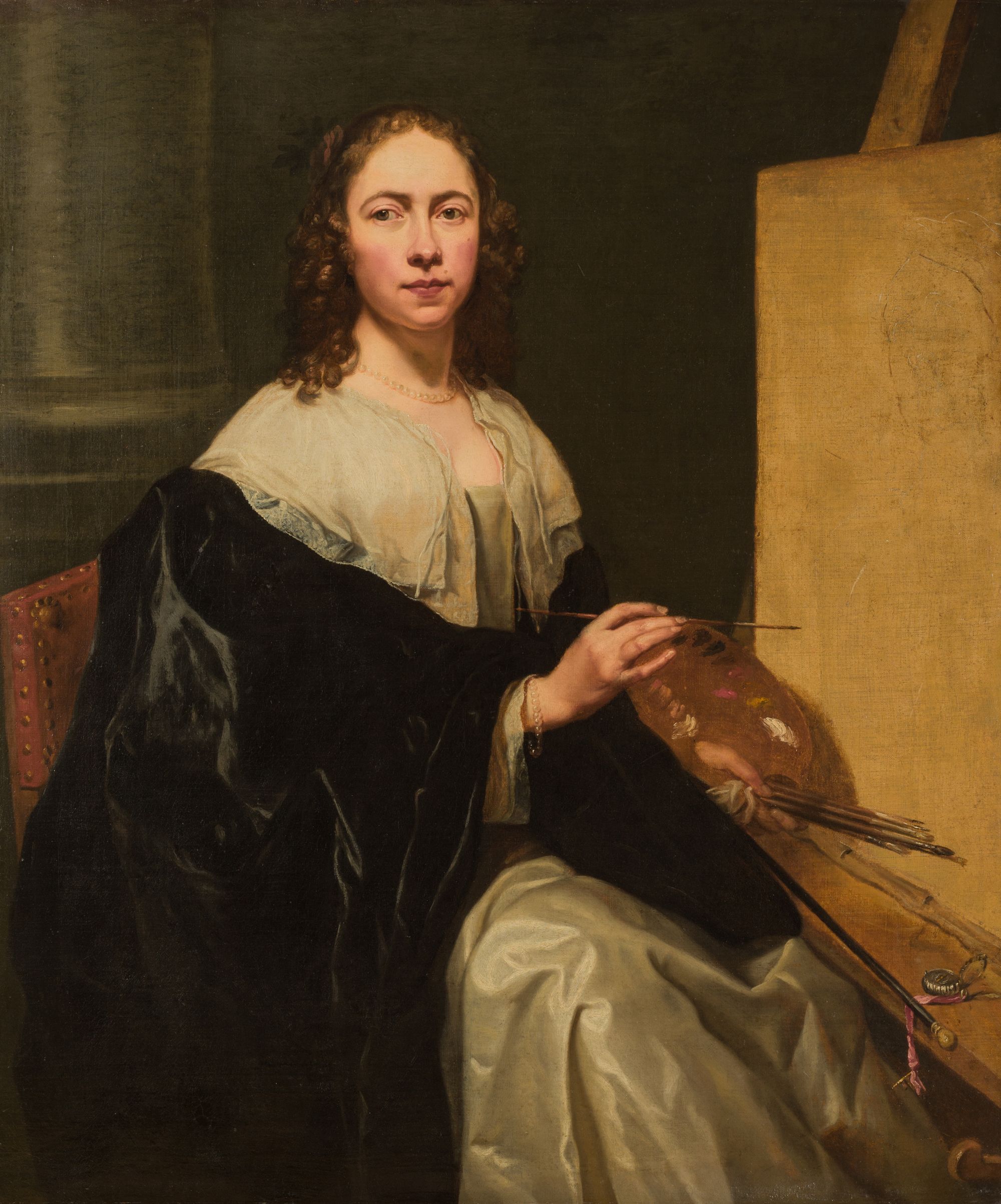 Little is known about Michaelina Wautier, whose self-portrait (around 1650) is on show at the Royal Academy of Arts Photo: © Museum of Fine Arts, Boston
