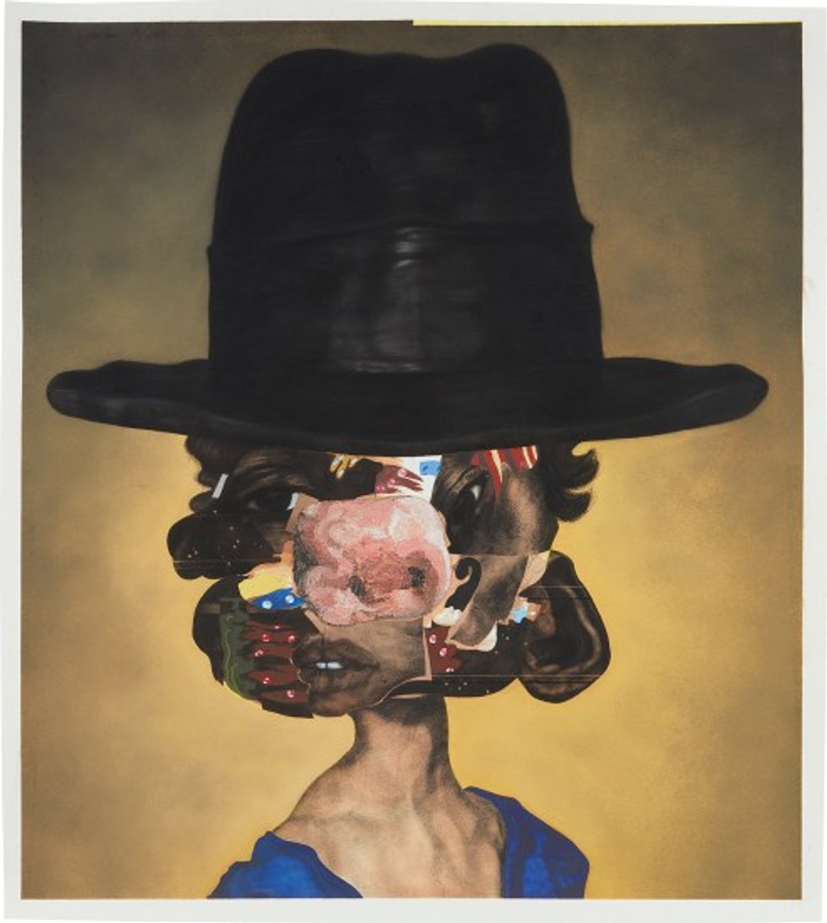 Nathaniel Mary Quinn's Over Yonder (2015) Image courtesy of Phillips