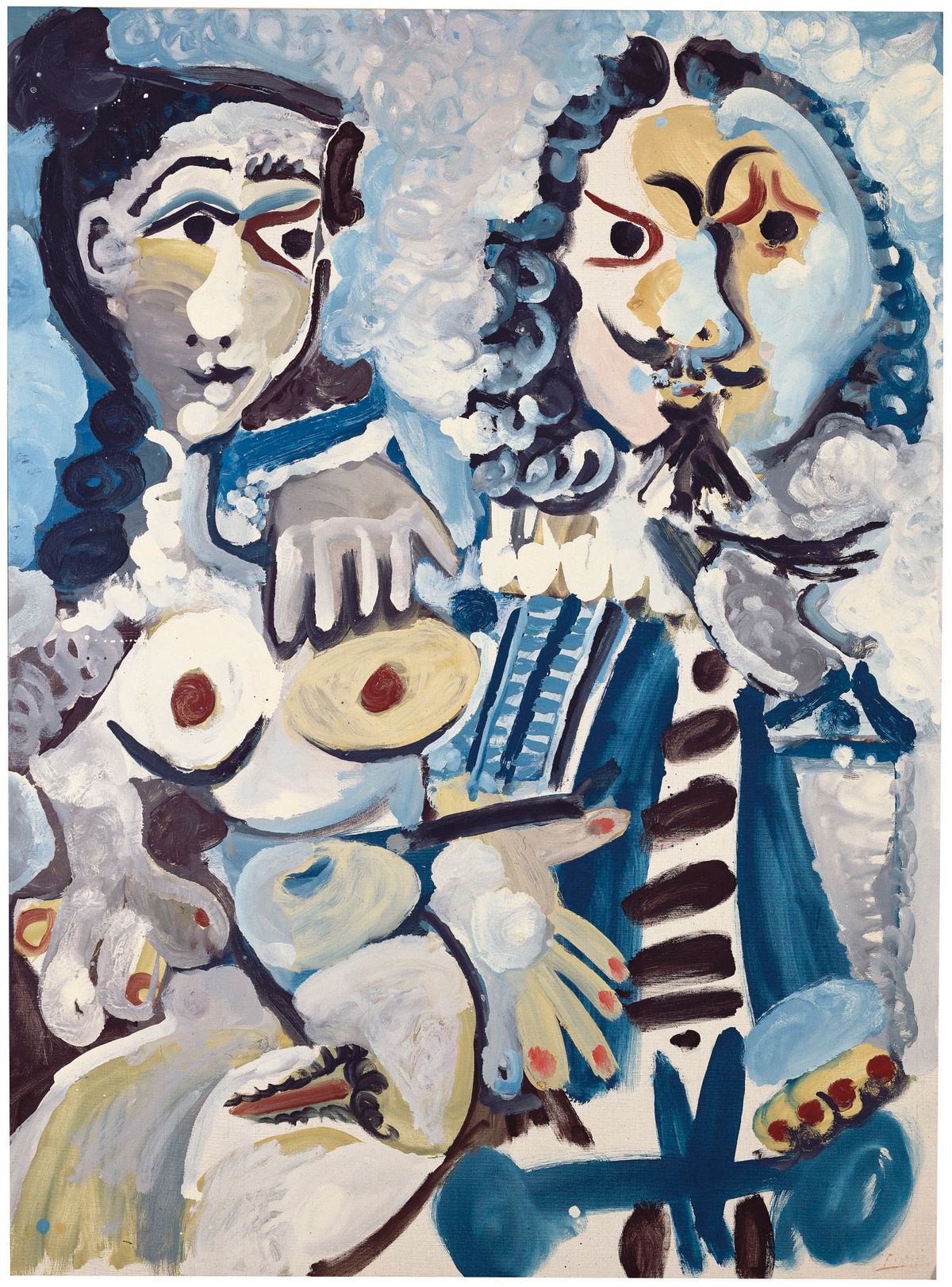 Christie's estimate Mousquetaire et nu assis by Picasso will sell for between £12m-£18m Christie's