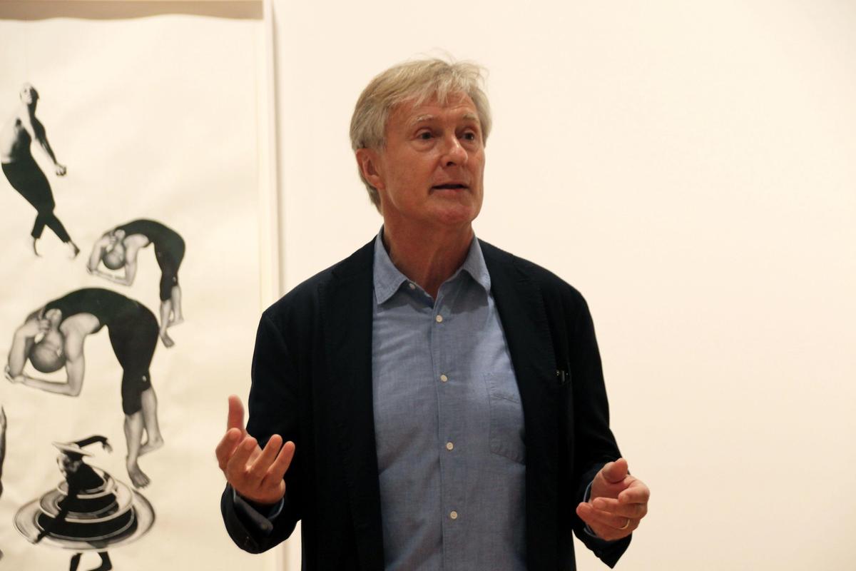 German gallerist David Zwirner at his new gallery 52 Walker in New York in October 2021. Credit: Christina Horsten/dpa/Alamy Live News.