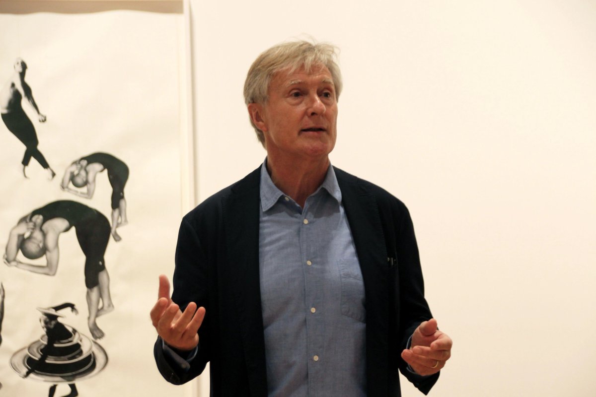 German gallerist David Zwirner at his new gallery 52 Walker in New York in October 2021. Credit: Christina Horsten/dpa/Alamy Live News.