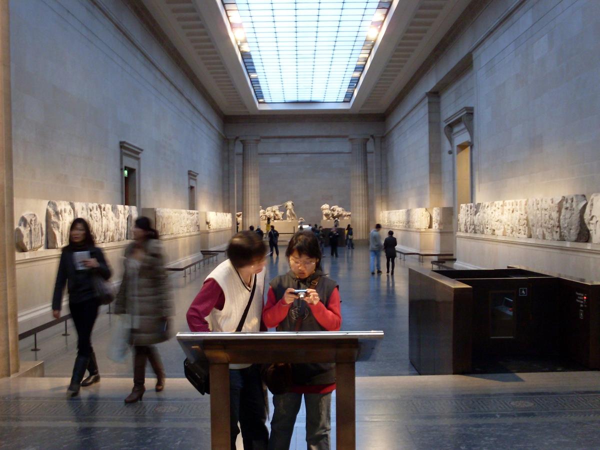 The Parthenon Marbles gallery at the British Museum Photo: moorina