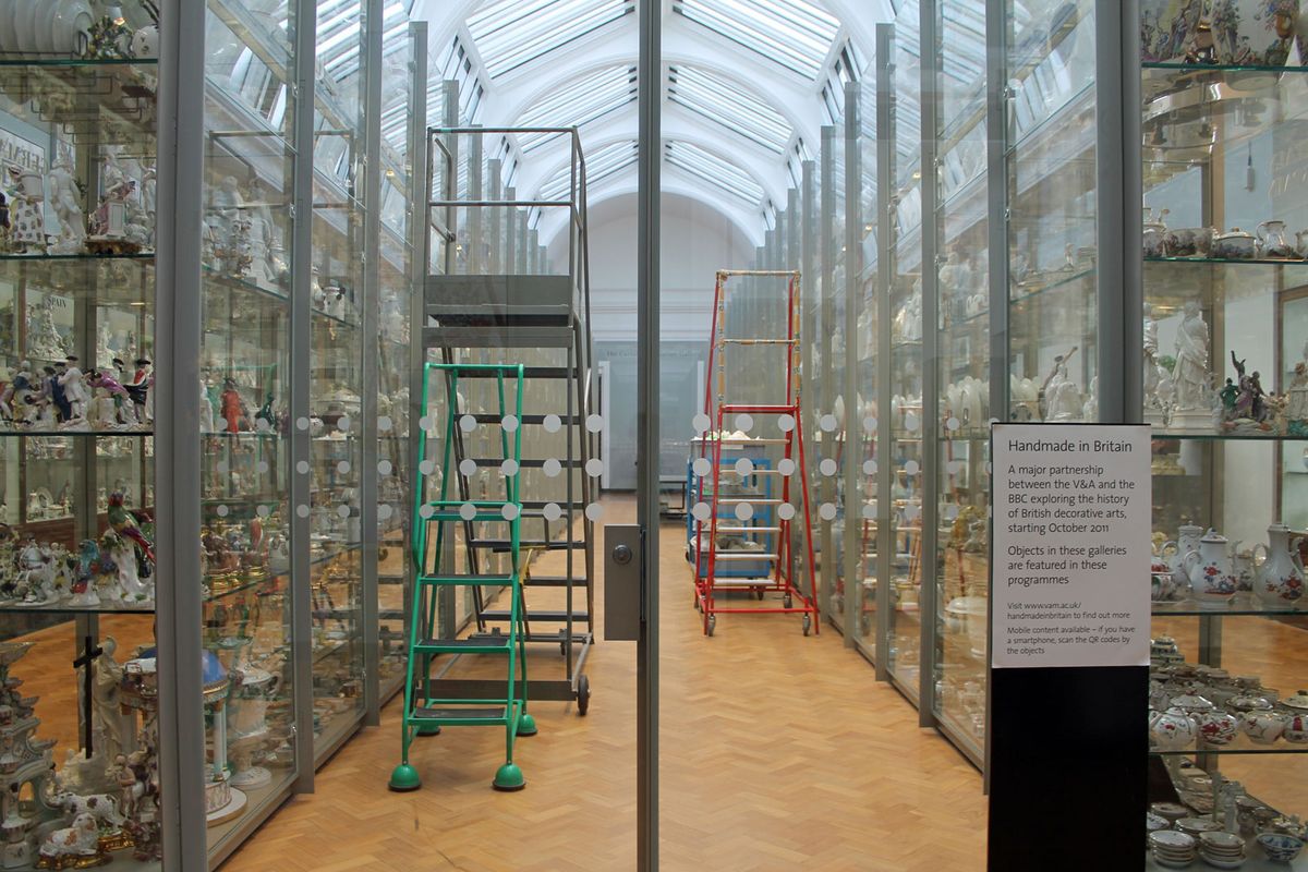 Visible storage at the Victoria & Albert Museum in London Wikimedia Commons