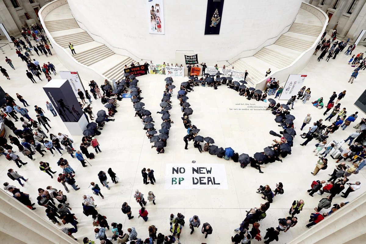 BP's annual contribution represents a very limited proportion of the museum’s overall income—less then 1% according to the campaign group BP or not BP? Photo courtesy of BP or not BP?