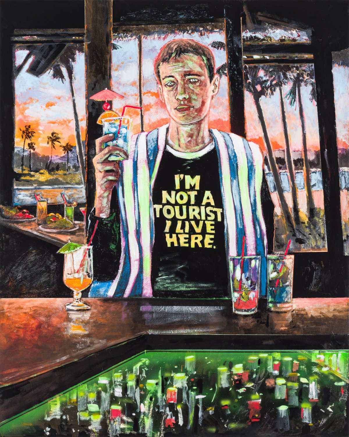 Hernan Bas's The Romeo of last resort (2025) © Hernan Bas, courtesy of the artist, Lehmann Maupin, Perrotin and Victoria Miro