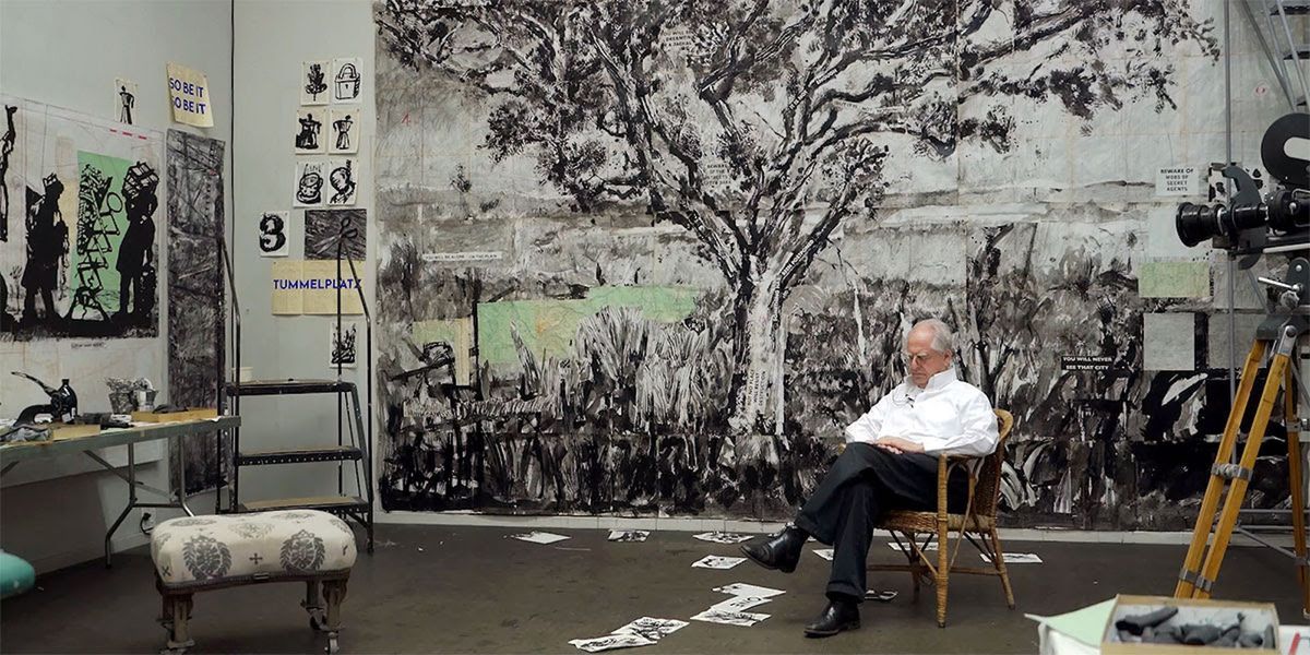 Still from William Kentridge's Self Portrait as a Coffee Pot. Courtesy Toronto International Film Festival.
