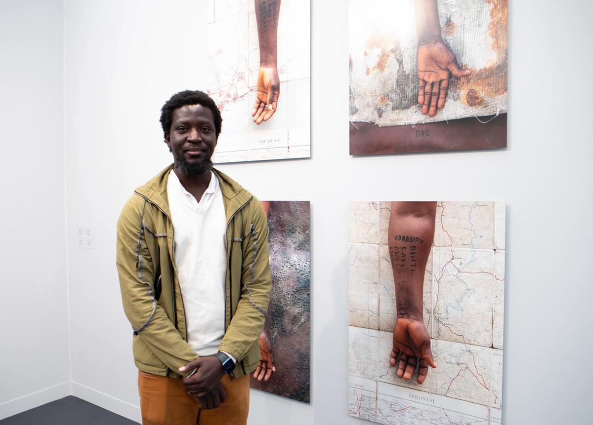Ibrahim Mahama’s photographic C-prints will enter the collection of Norwich Castle Museum and Art Gallery Photo: © David Owens 2022
