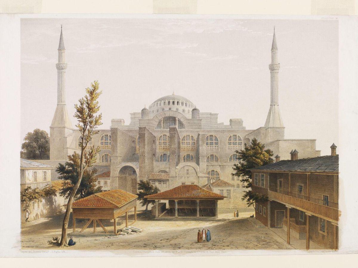 'Aya Sofia Constantinople', published by P. & D. Colnaghi. London, 1852 

© Victoria and Albert Museum, London