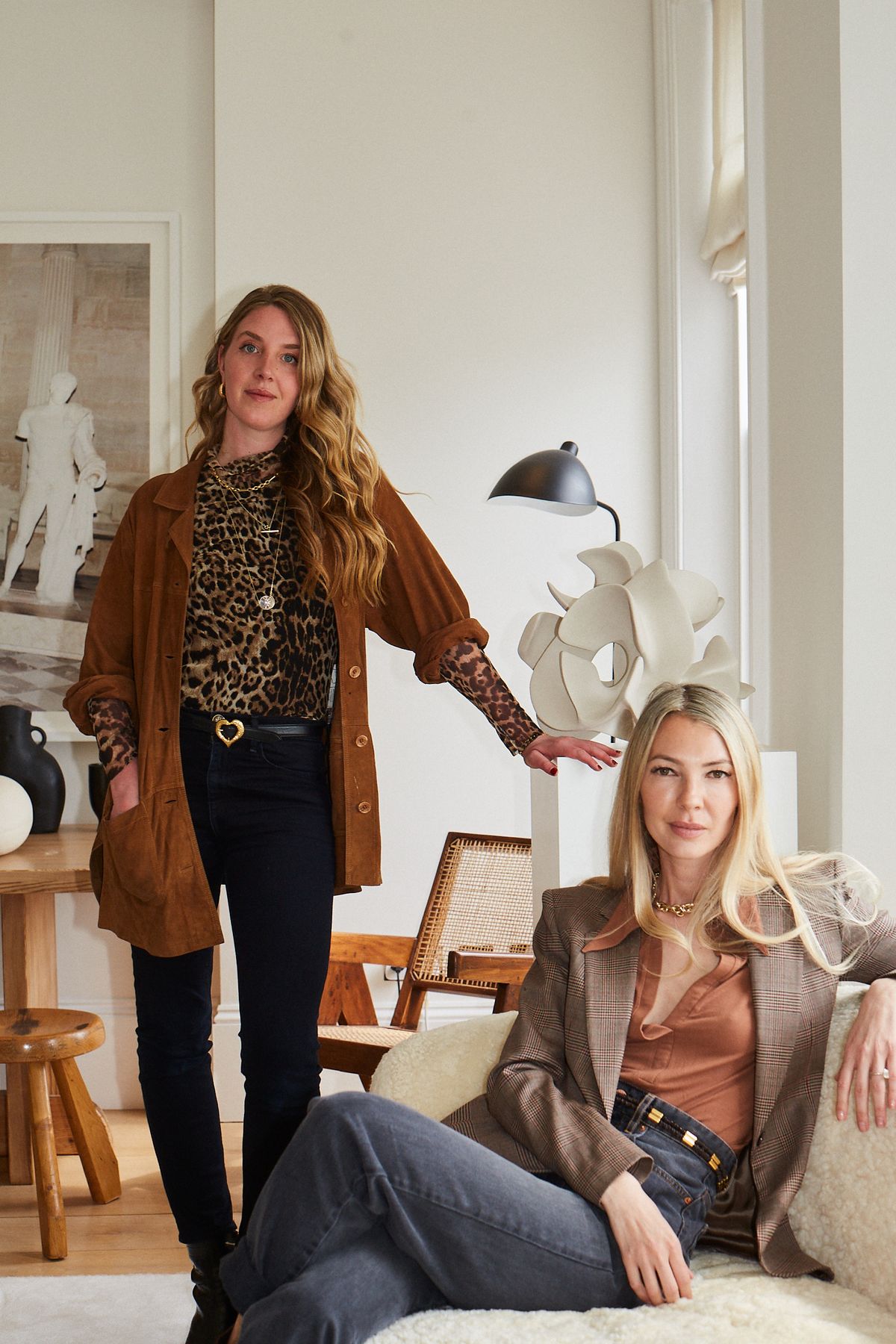 Lucinda Bellm and Roberta Benteler Courtesy LAMB Arts gallery. Photo by Billal Altright