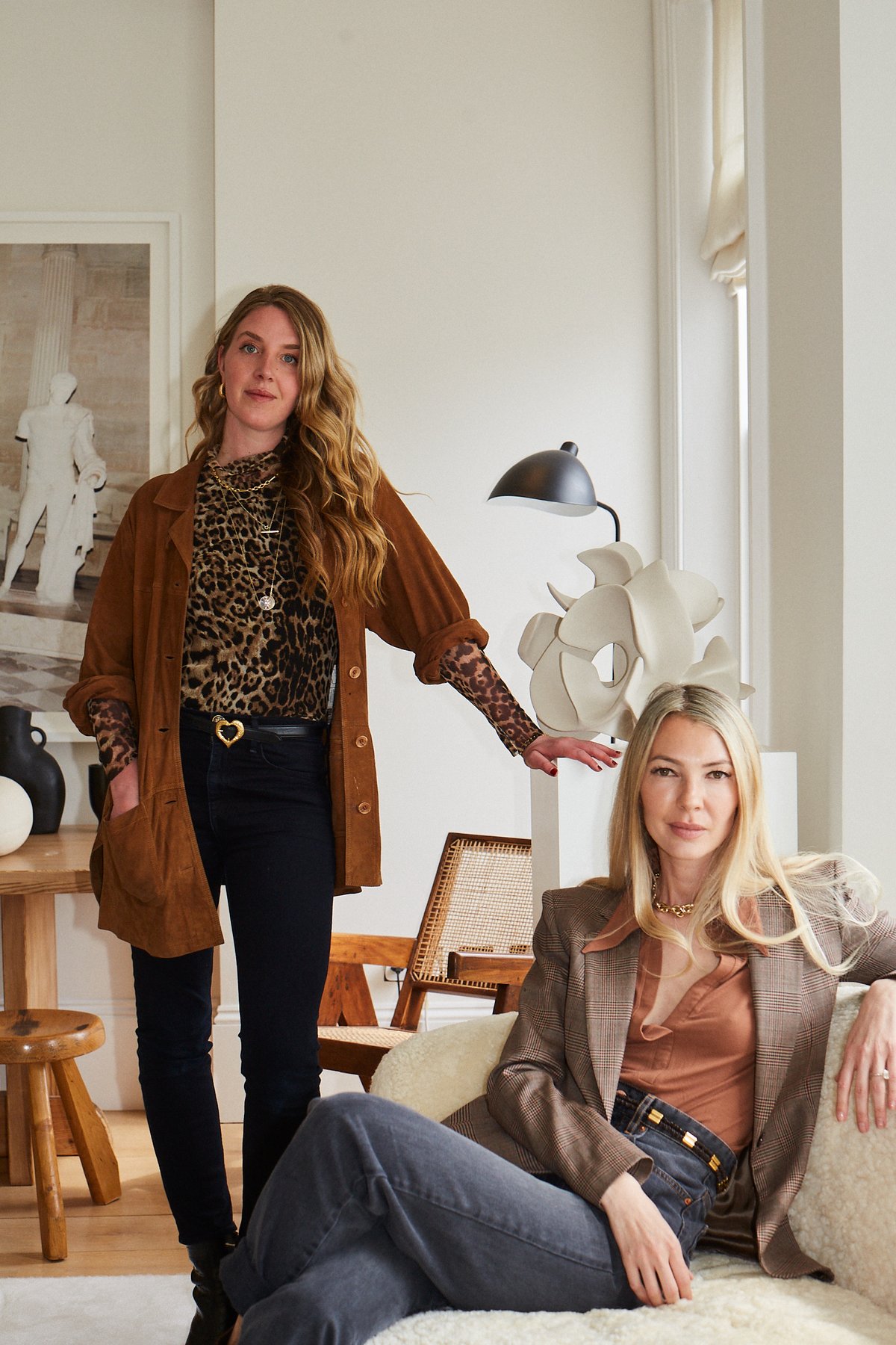 Lucinda Bellm and Roberta Benteler Courtesy LAMB Arts gallery. Photo by Billal Altright