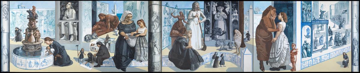 Paula Rego, Crivelli's Garden (1990-91).
© Ostrich Arts Ltd. Photo: The National Gallery, London
