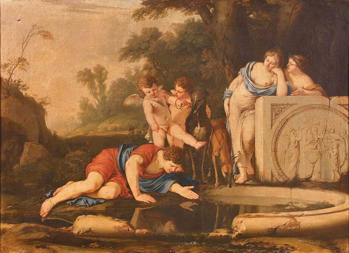 The only provenance Artcurial attached to Laurent de la Hyre’s Narcissus (around 1640) came from an “anonymous sale” at Christie’s in London in 1929

Courtesy of Artcurial
