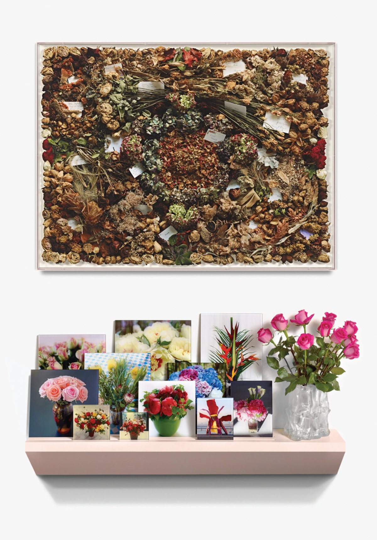 Sophie Calle’s In Memory of Frank Gehry’s Flowers (2014)
Courtesy the artist and Gemini G.E.L.; © 2014 Sophie Calle and Gemini G.E.L. LLC; © 2024 Artists Rights Society (ARS), New York/ADAGP, Paris