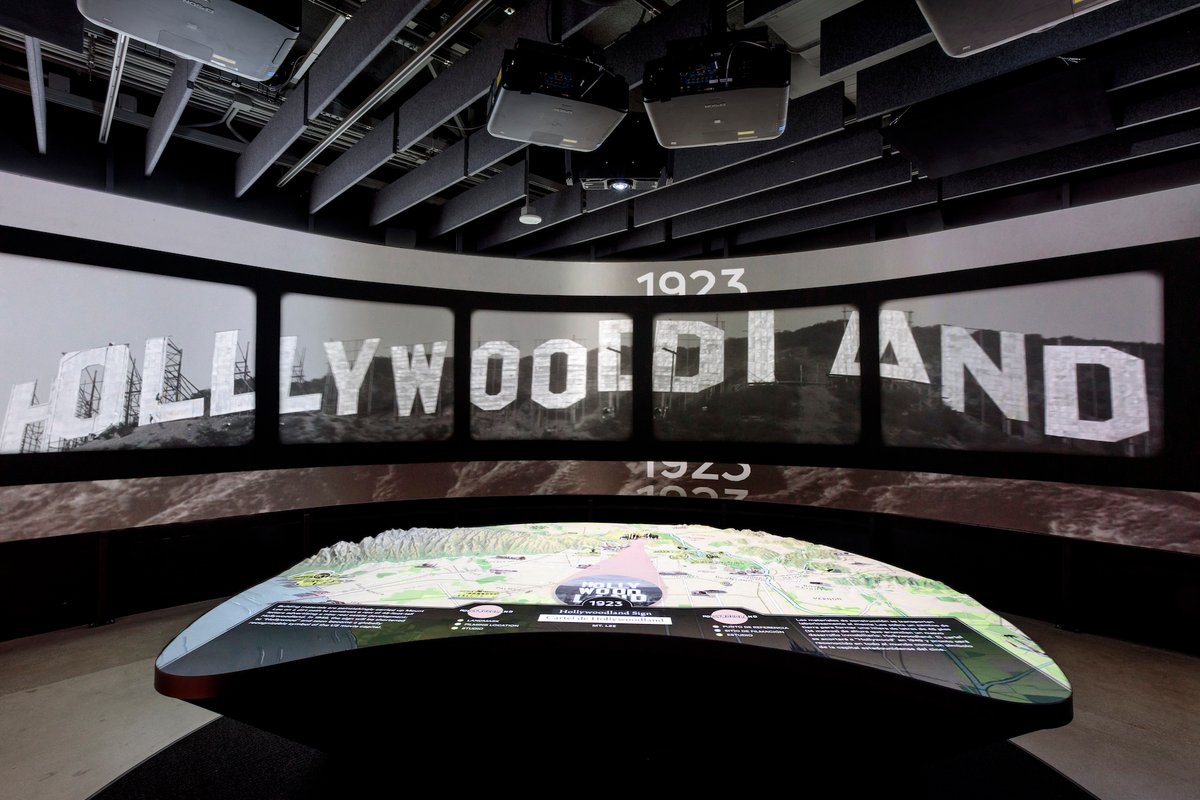 Installation view of Hollywoodland: Jewish Founders and the Making of a Movie Capital at the Academy Museum of Motion Pictures in Los Angeles Photo by: Josh White, JWPictures/©Academy Museum Foundation