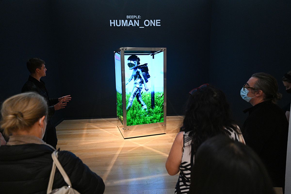 The market for digital art has grown with 11% of high net worth collectors’ spending going on digital art last year Photo: Erik Pendzich/Alamy Stock Photo