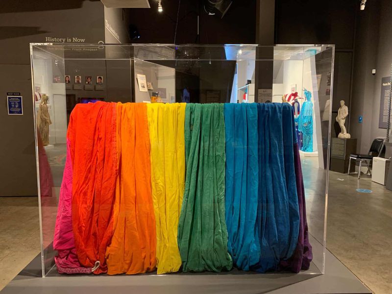 Original 1978 Rainbow Flag Designed By Gilbert Baker Acquired By San ...