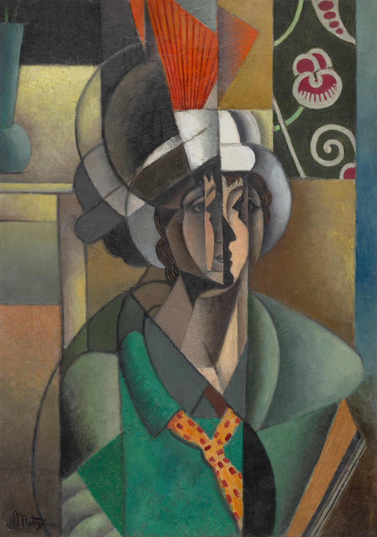 Jean Metzinger, Woman with a Fan, 1913. Gift of Mr. and Mrs. Sigmund Kunstadter. © 2026 Artists Rights Society (ARS), New York / ADAGP, Paris.