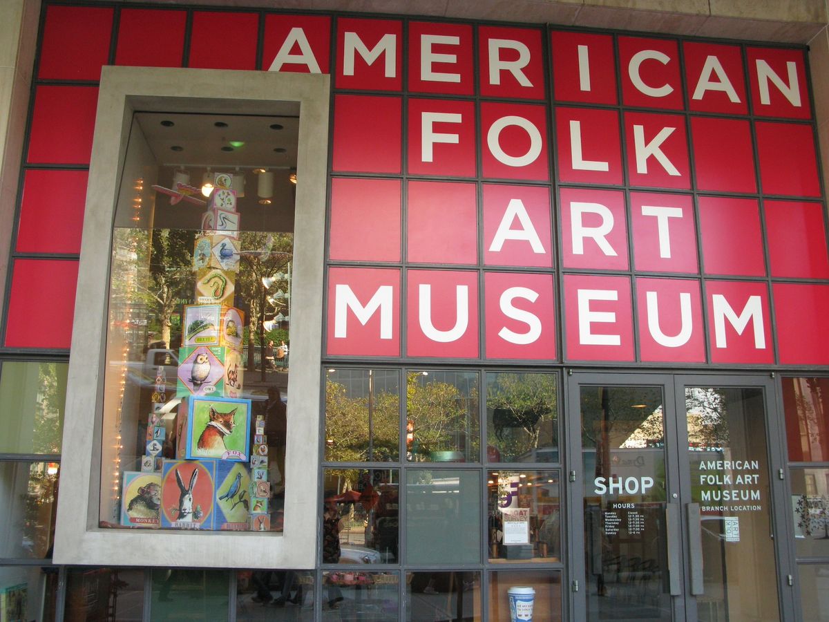The American Folk Art Museum's location near Lincoln Center Courtesy the American Folk Art Museum, via Wikimedia Commons