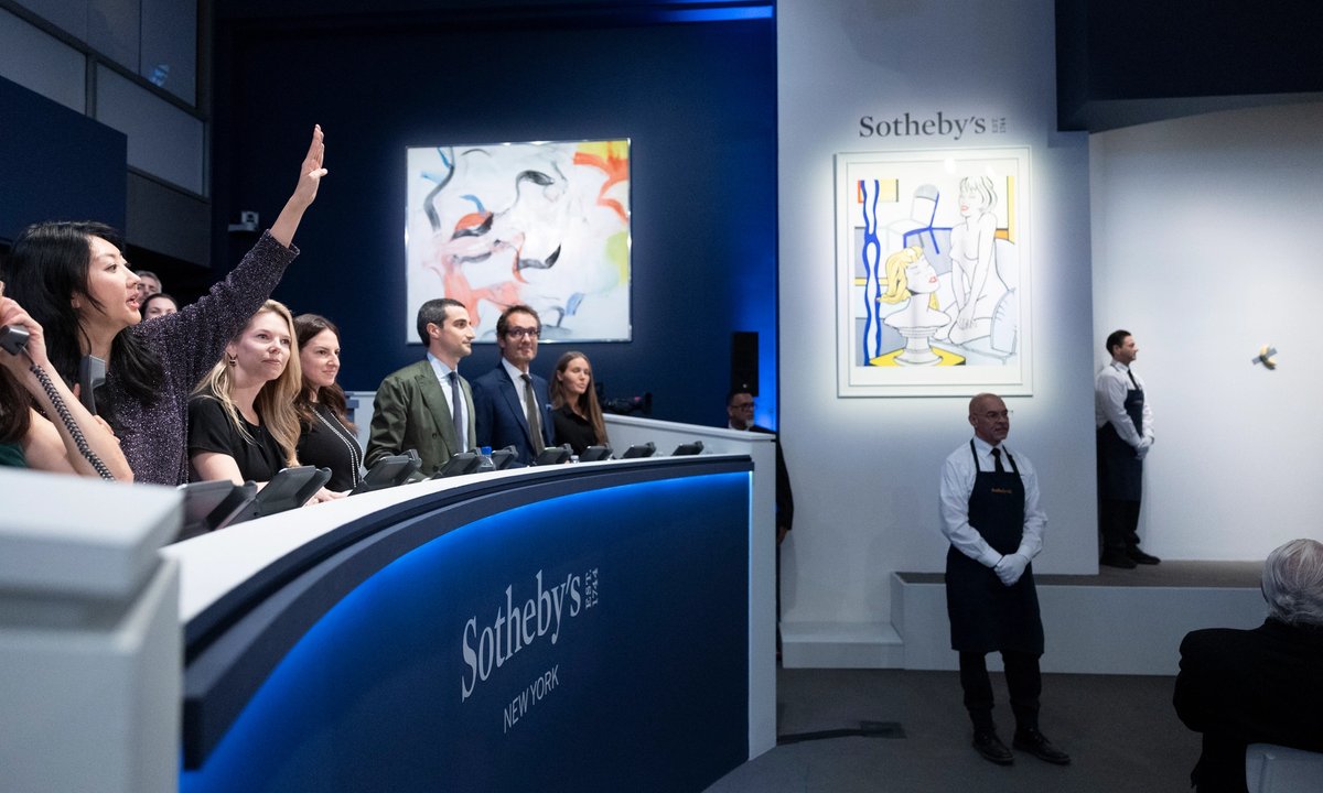 Sotheby’s contemporary art night nets a modest m Sotheby’s contemporary art night nets a modest m