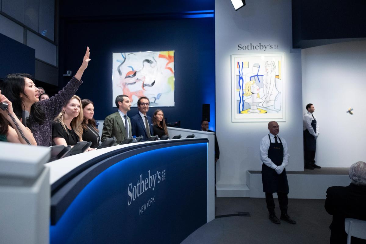 Sotheby's The Now and contemporary evening sale in New York, November 2024
Courtesy of Sotheby's