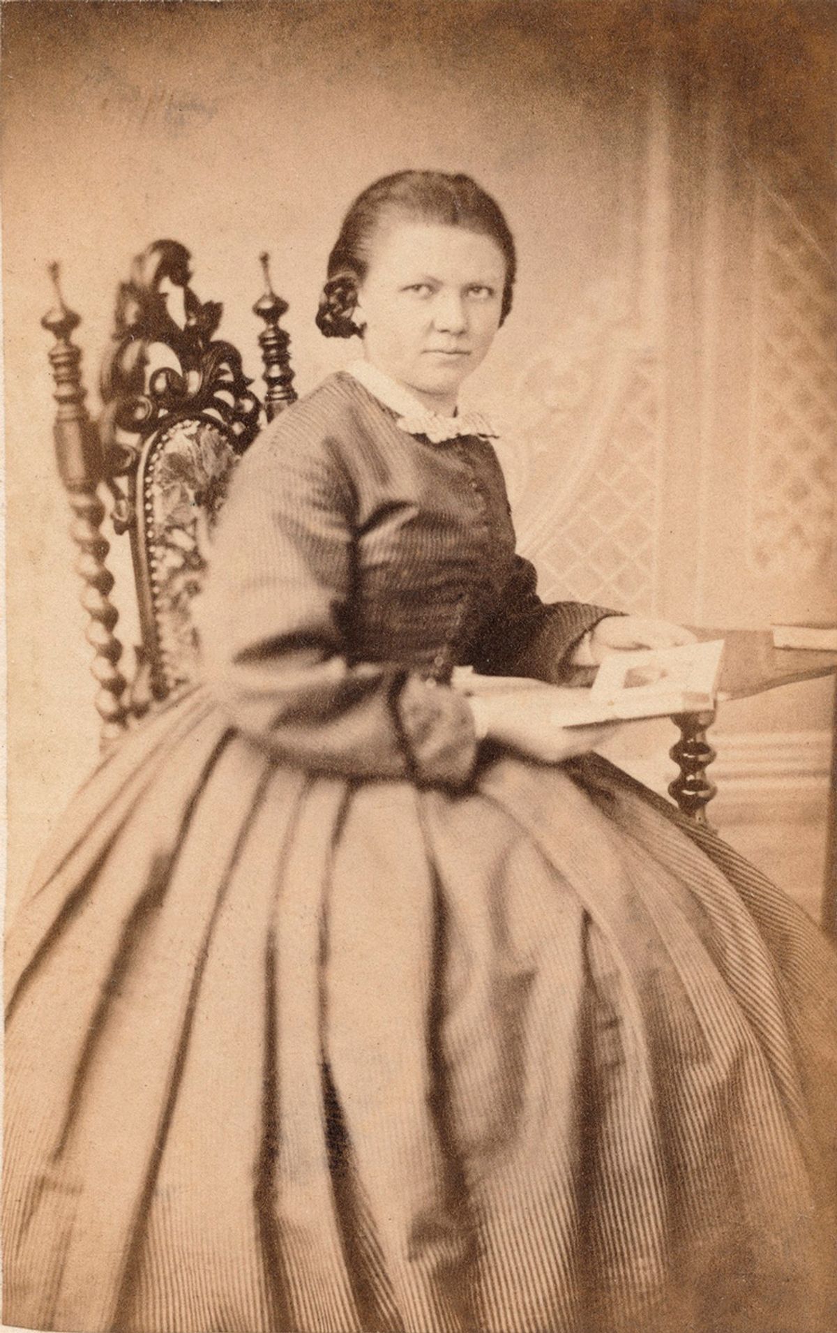 Anna Birnie, aged around 17 (around 1862) Courtesy of the Birnie family