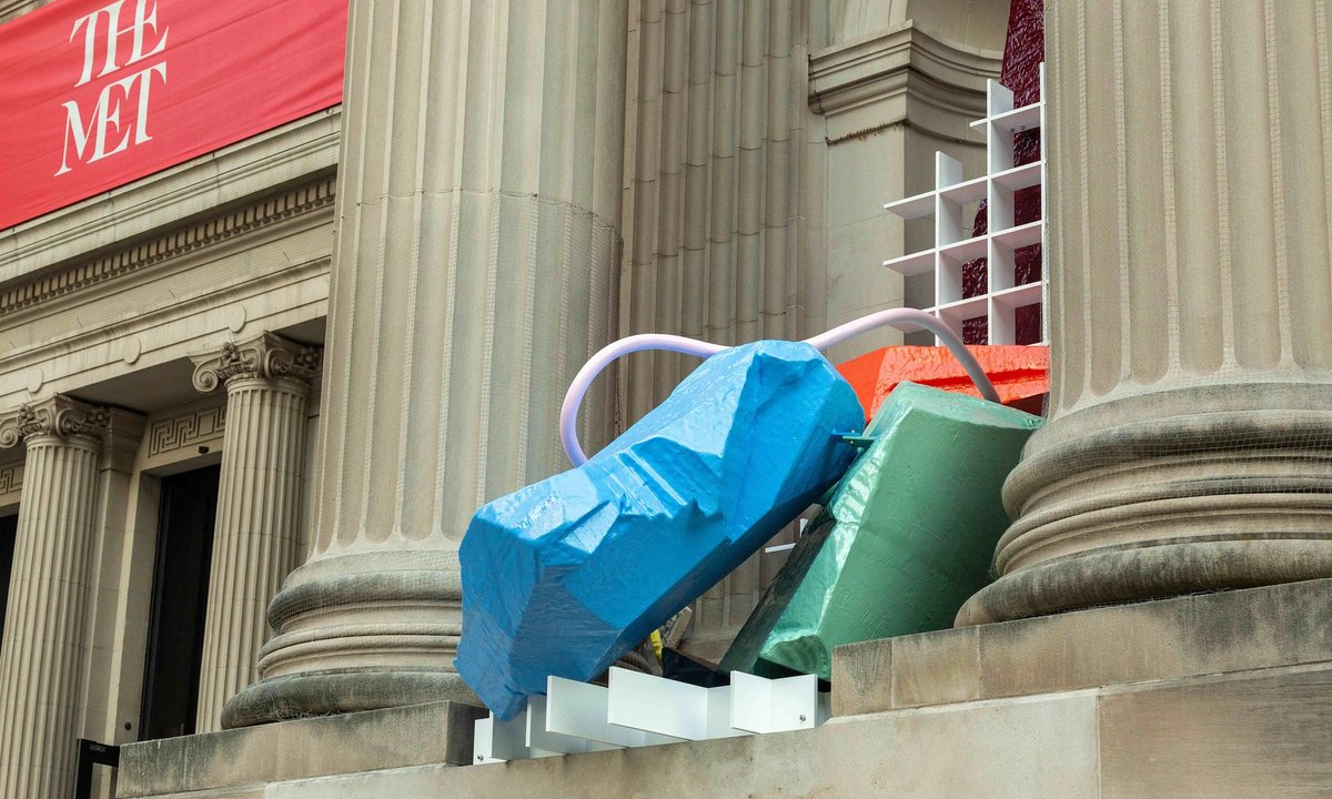 Nairy Baghramian’s playful forms grace the facade of New York’s Metropolitan Museum Nairy Baghramian’s playful forms grace the facade of New York’s Metropolitan Museum