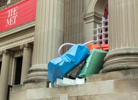  Nairy Baghramian's playful forms grace the facade of New York's Metropolitan Museum 