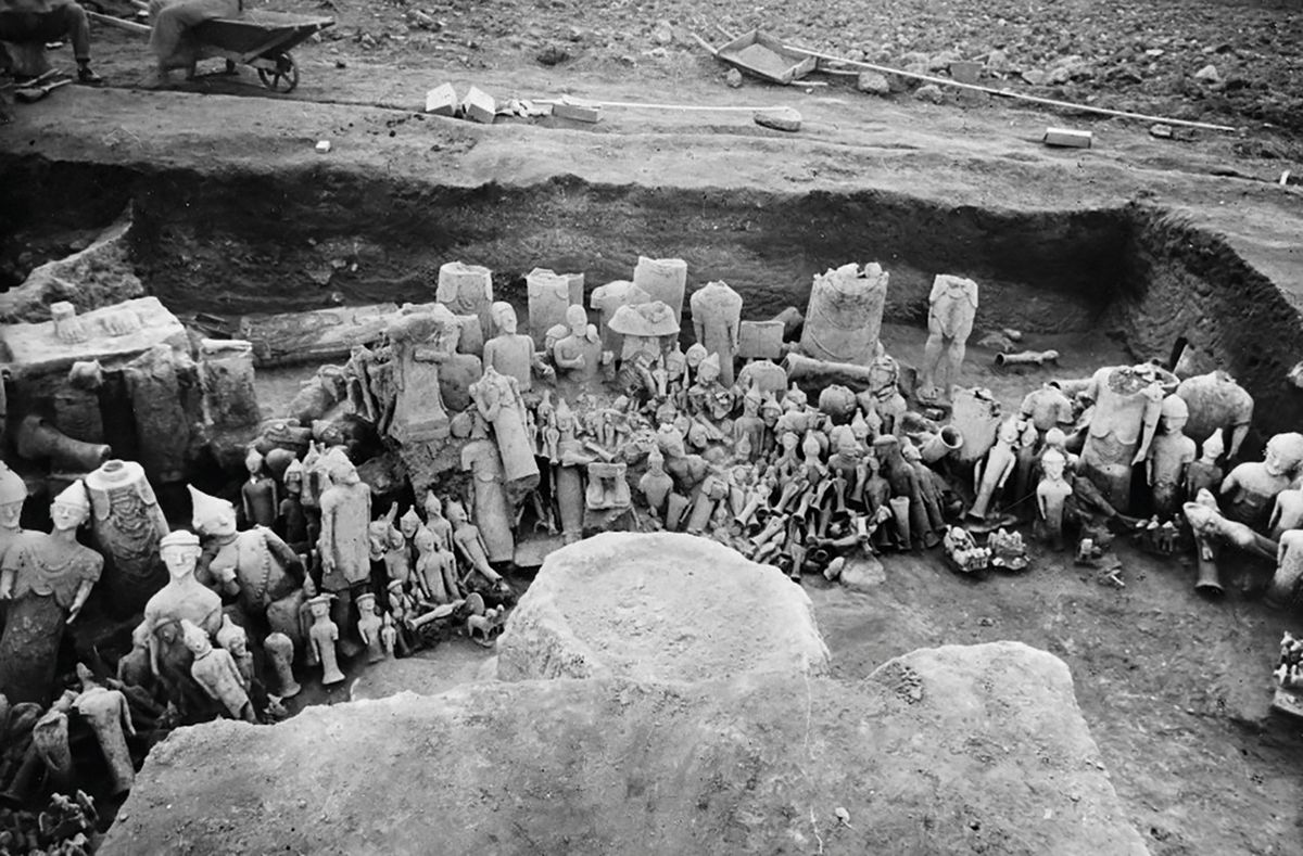 “Cypriot terracotta army”: thousands of figures were excavated at Agia Eirini, Cyprus, in 1929 by Swedish archaeologists Courtesy of Världskul-turmuseerna