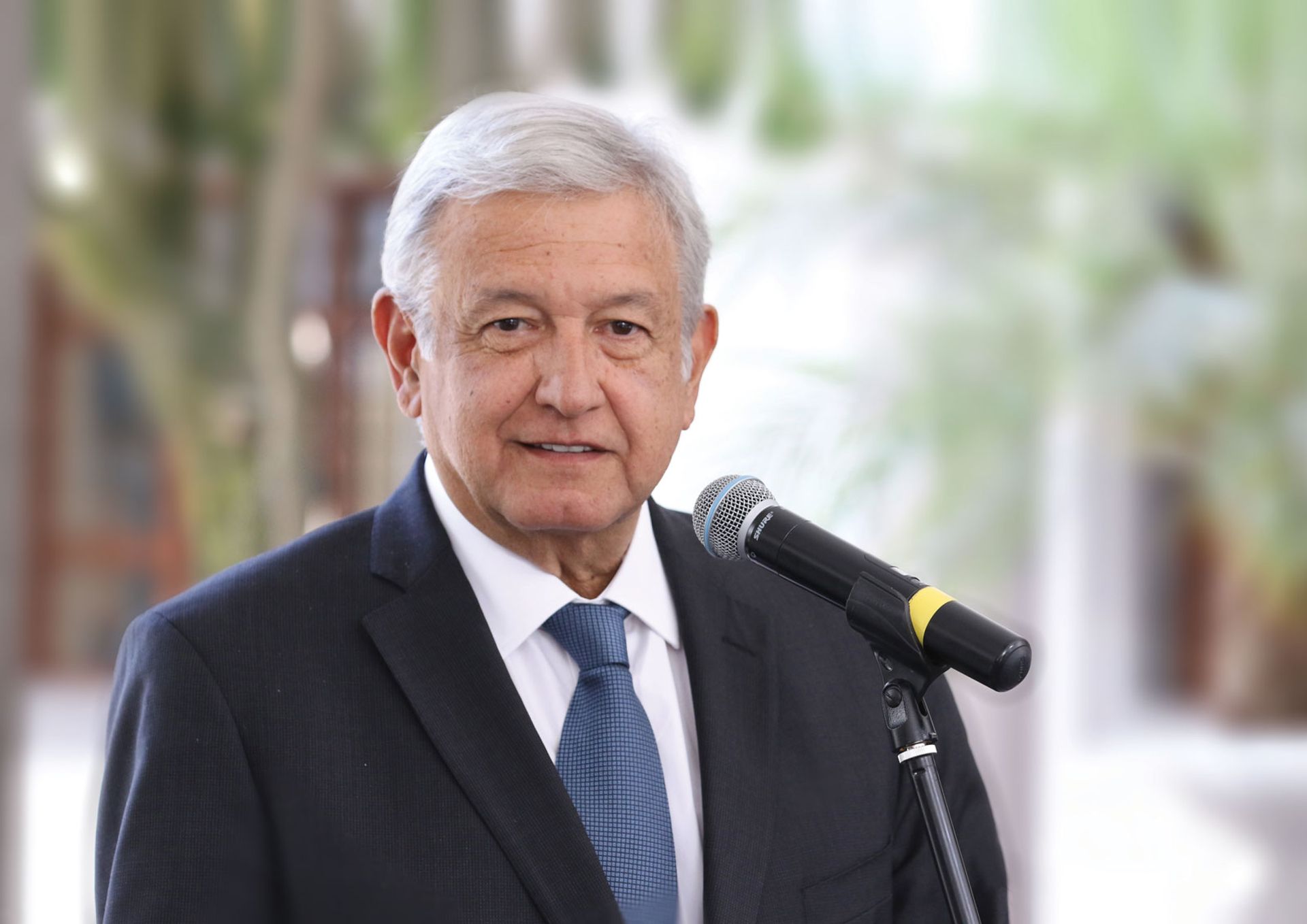 The populist Lopez Obrador has vowed to lead by example © ANDES/Micaela Ayala V