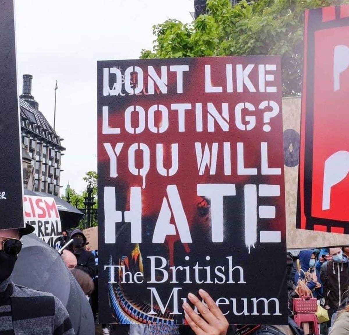 In London, Black Lives Matter demonstrations have highlighted the connection between institutions such as the British Museum and colonial-era looting in Africa. Philip Robins