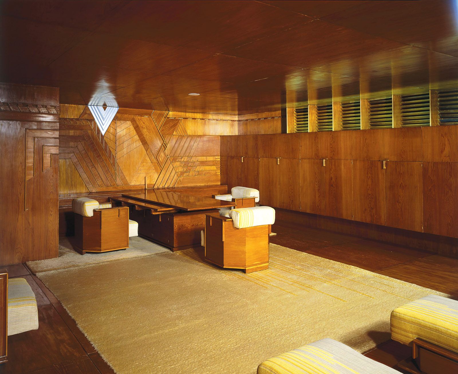 V&A's rare Frank Lloyd Wright interior is spruced up after years