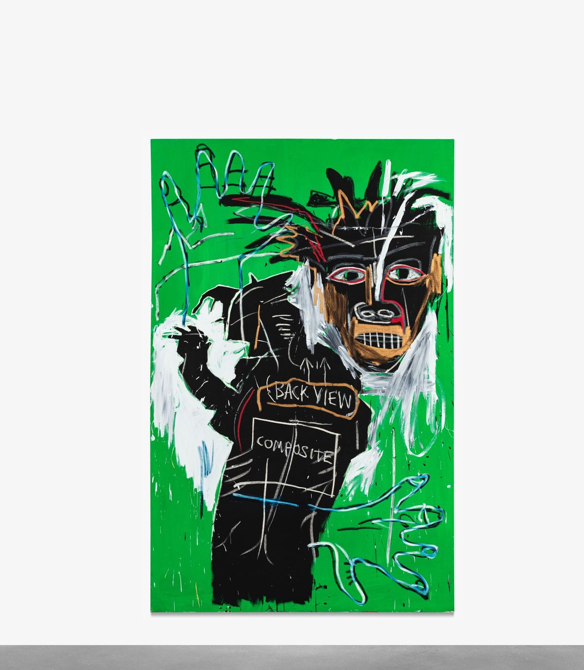 Self Portrait as a Heel (Part Two) by Jean-Michel Basquiat Courtesy Sotheby's