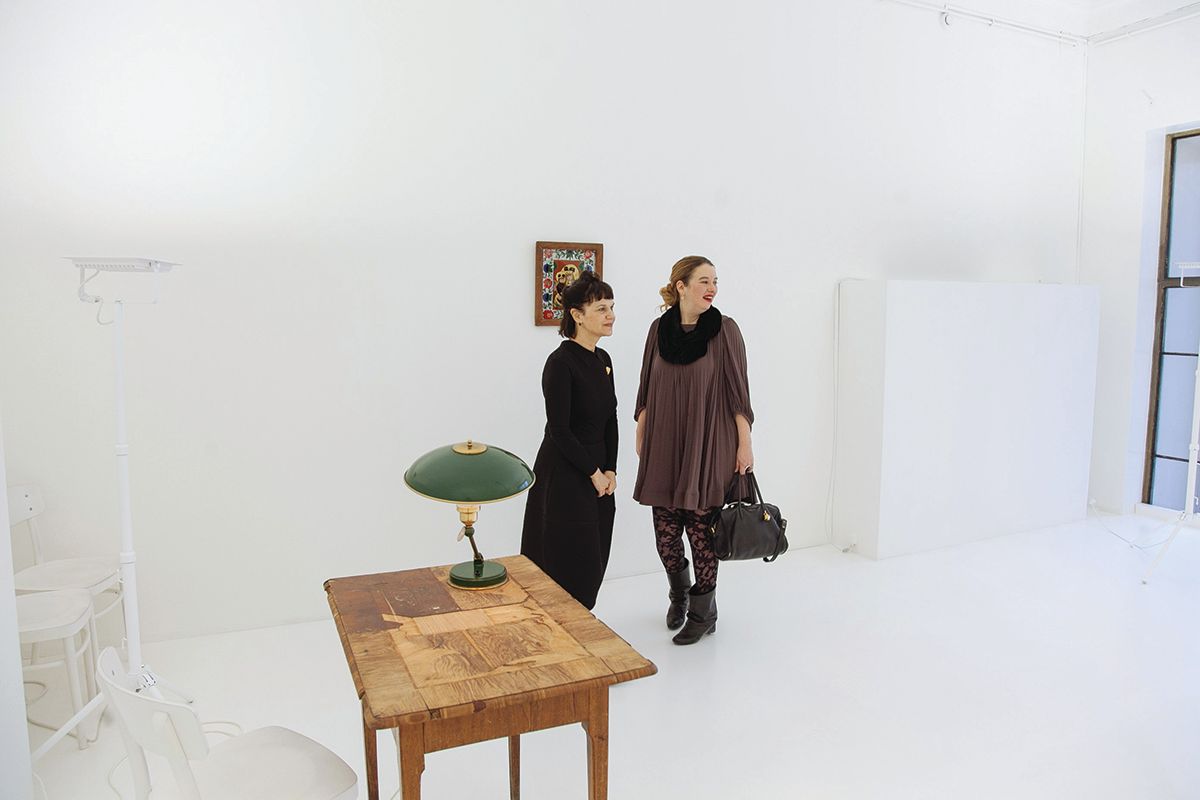 Pushkin director Marina Loshak in her office, now a surreal installation by Alexander Brodsky Courtesy of the Pushkin State Museum of Fine Arts
