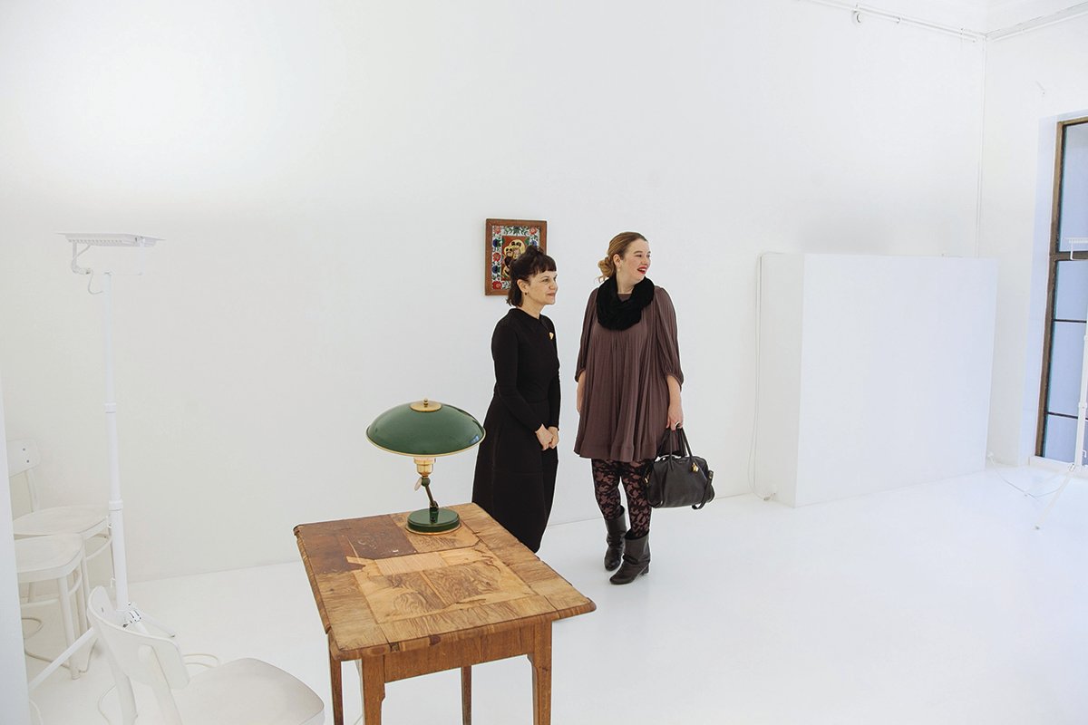 Pushkin director Marina Loshak in her office, now a surreal installation by Alexander Brodsky Courtesy of the Pushkin State Museum of Fine Arts