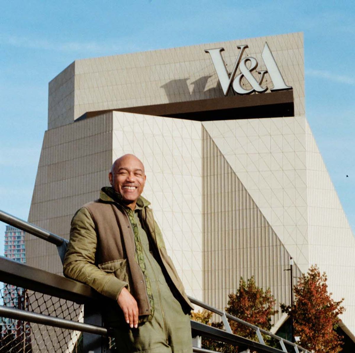 Gus Casely-Hayford, the director of the new V&A East Museum in east London © Lewis Vorn