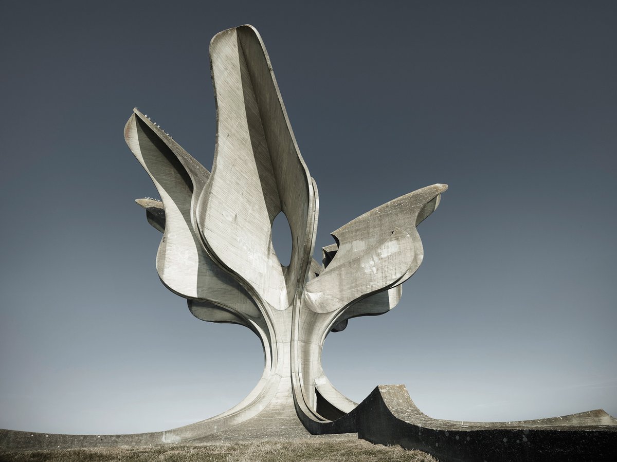 The Jasenovac Memorial by Bogdan Bogdanović’s (1959-66) Courtesy of the artist; Photo: Valentin Jeck