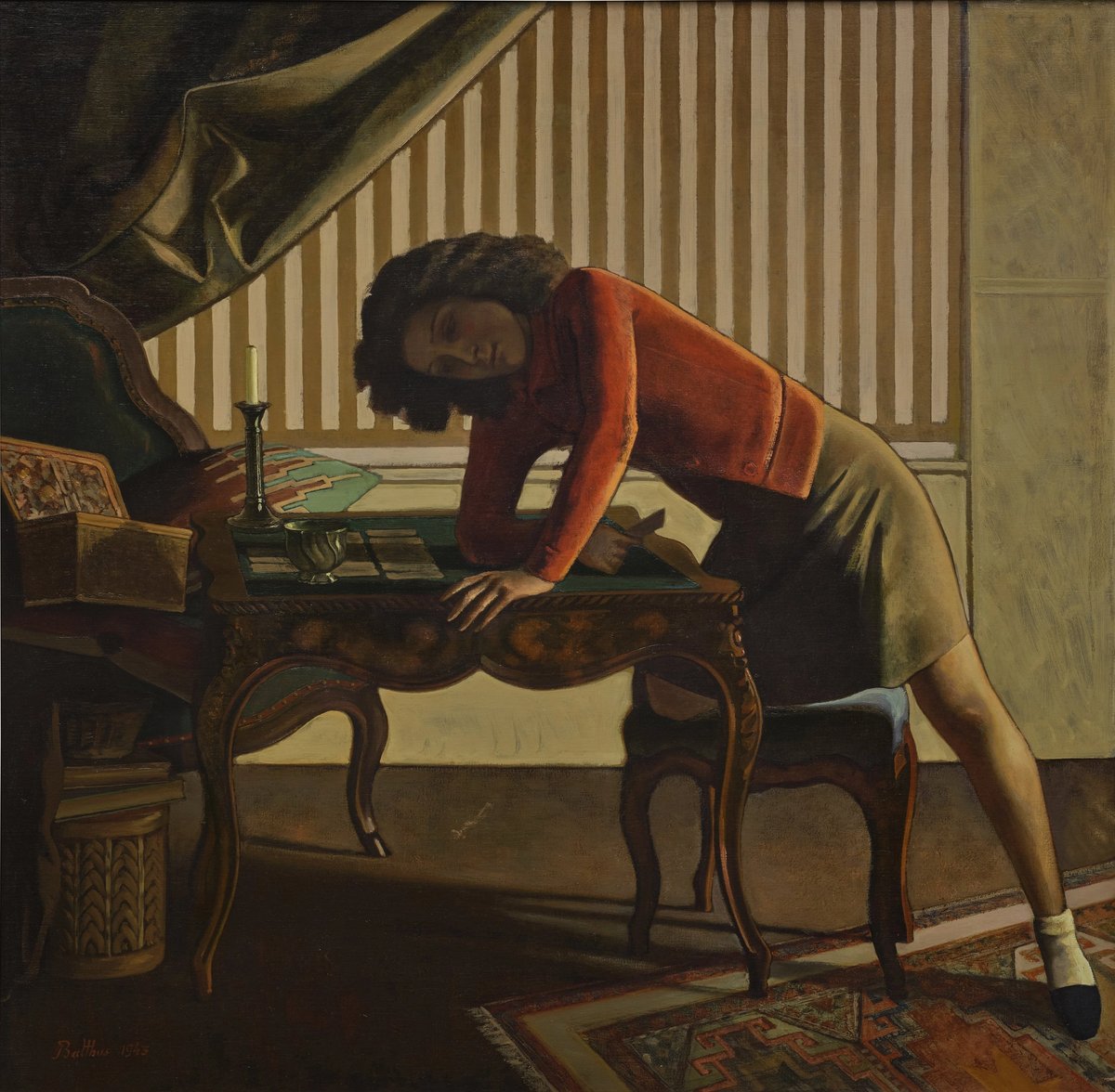 La Patience (1948) by Balthasar Klossowski de Rola Courtesy Sotheby's