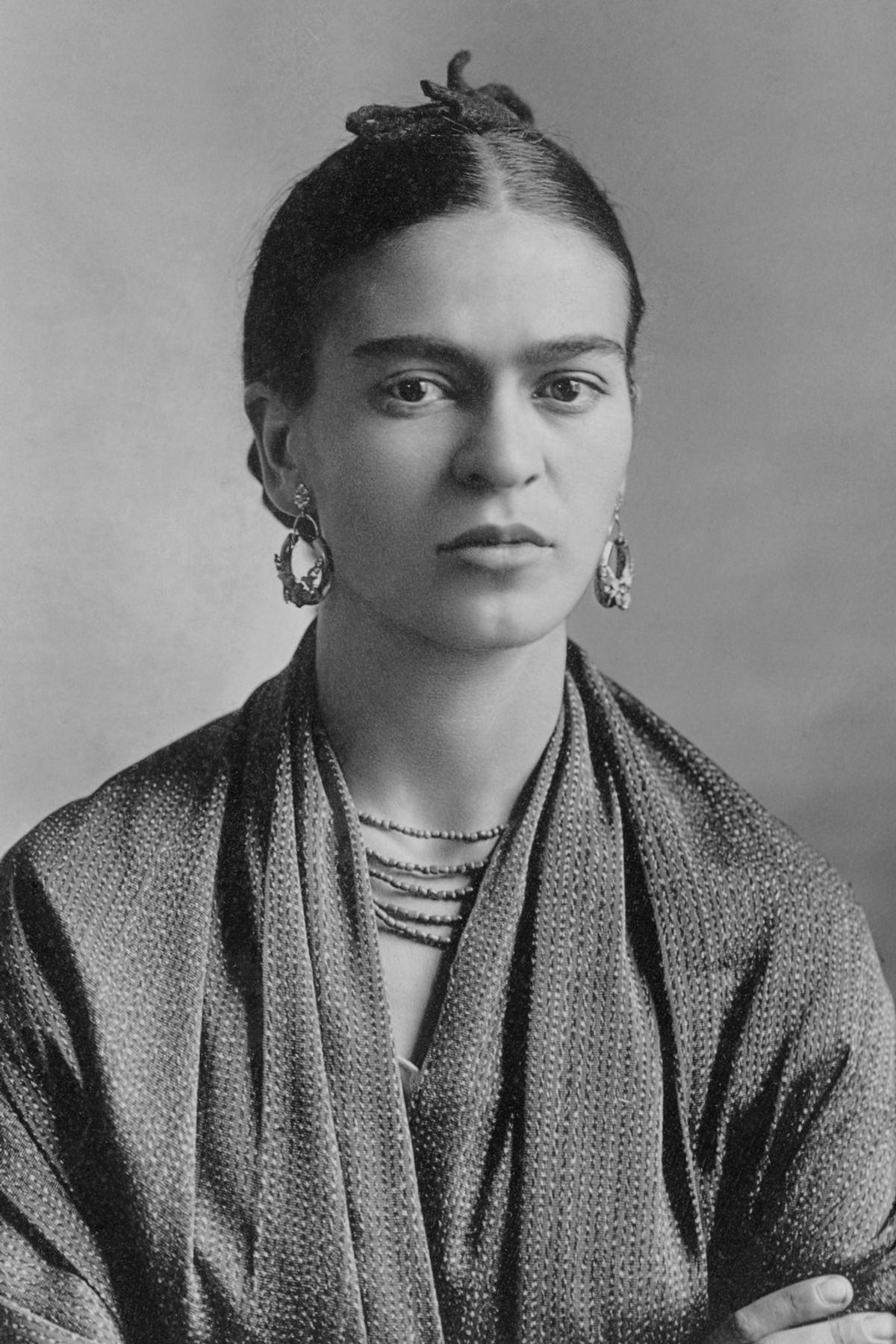 Portrait of Frida Kahlo by Guillermo Kahlo via Wikimedia Commons