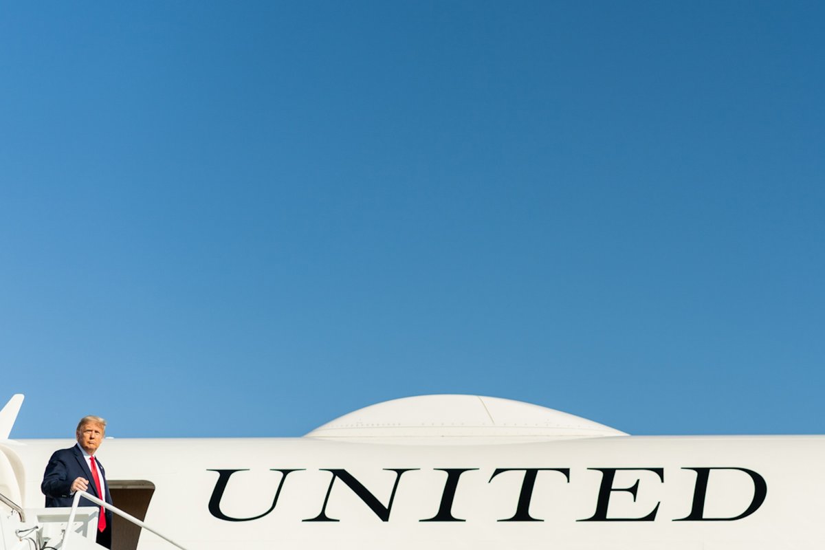 US President Donald Trump in October 2020 Official White House Photo by Shealah Craighead, via Flickr