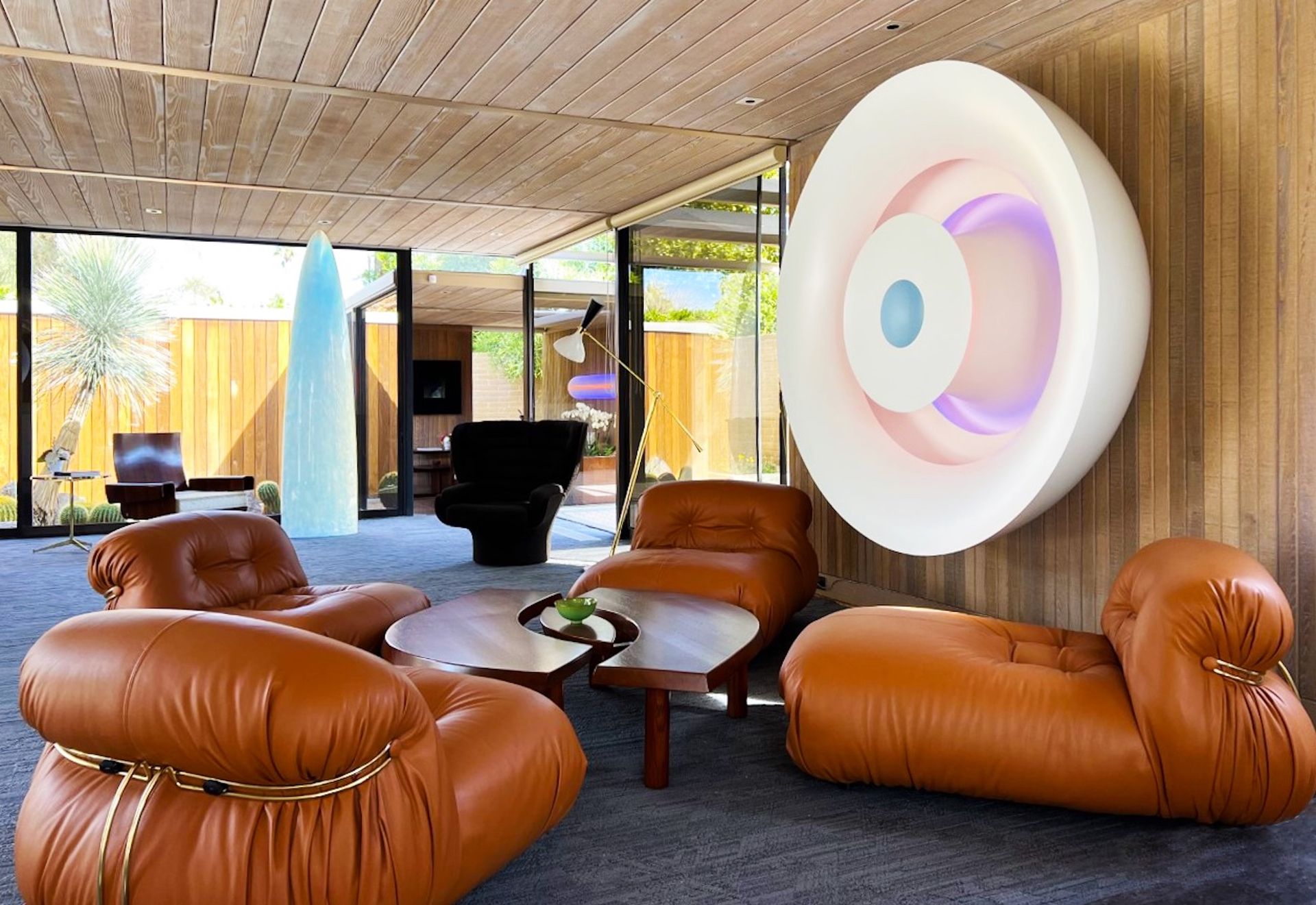 A paragon of Desert Modern architecture becomes an art gallery