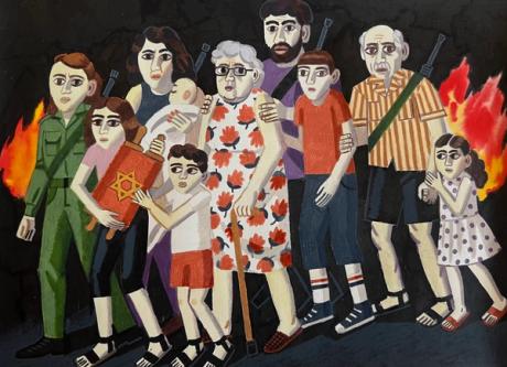  ‘It’s important to me to show what happened’: the Israeli artist drawing the traumatic events of 7 October 