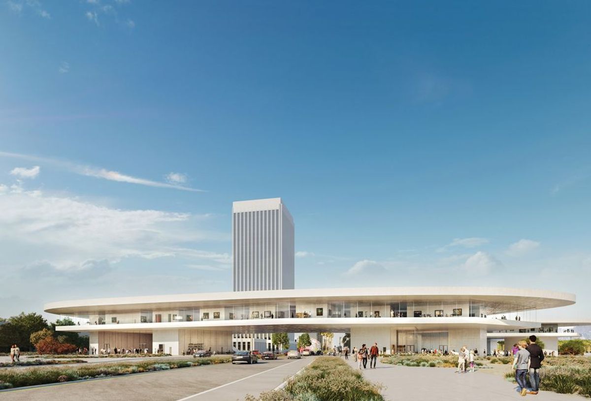 A rendering of the new design for the Los Angeles County Museum of Art Courtesy of the Los Angeles County Museum of Art