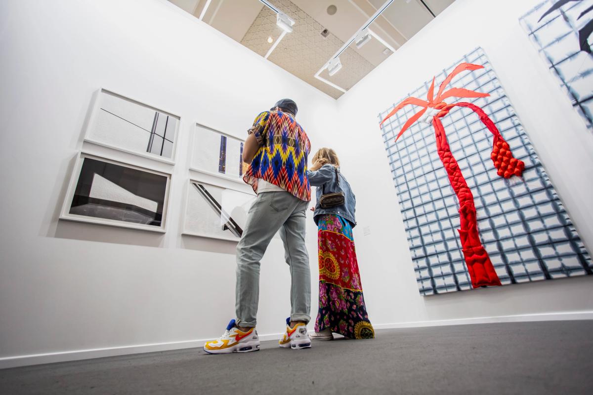Isabelle van den Eynde gallery at Art Dubai in 2019 Courtesy of Photo Solutions