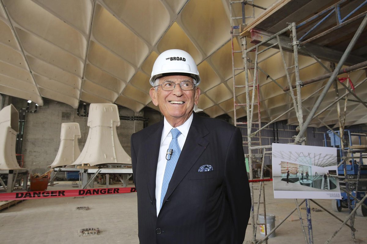 The philanthropist Eli Broad Ryan Miller © Capture Imaging