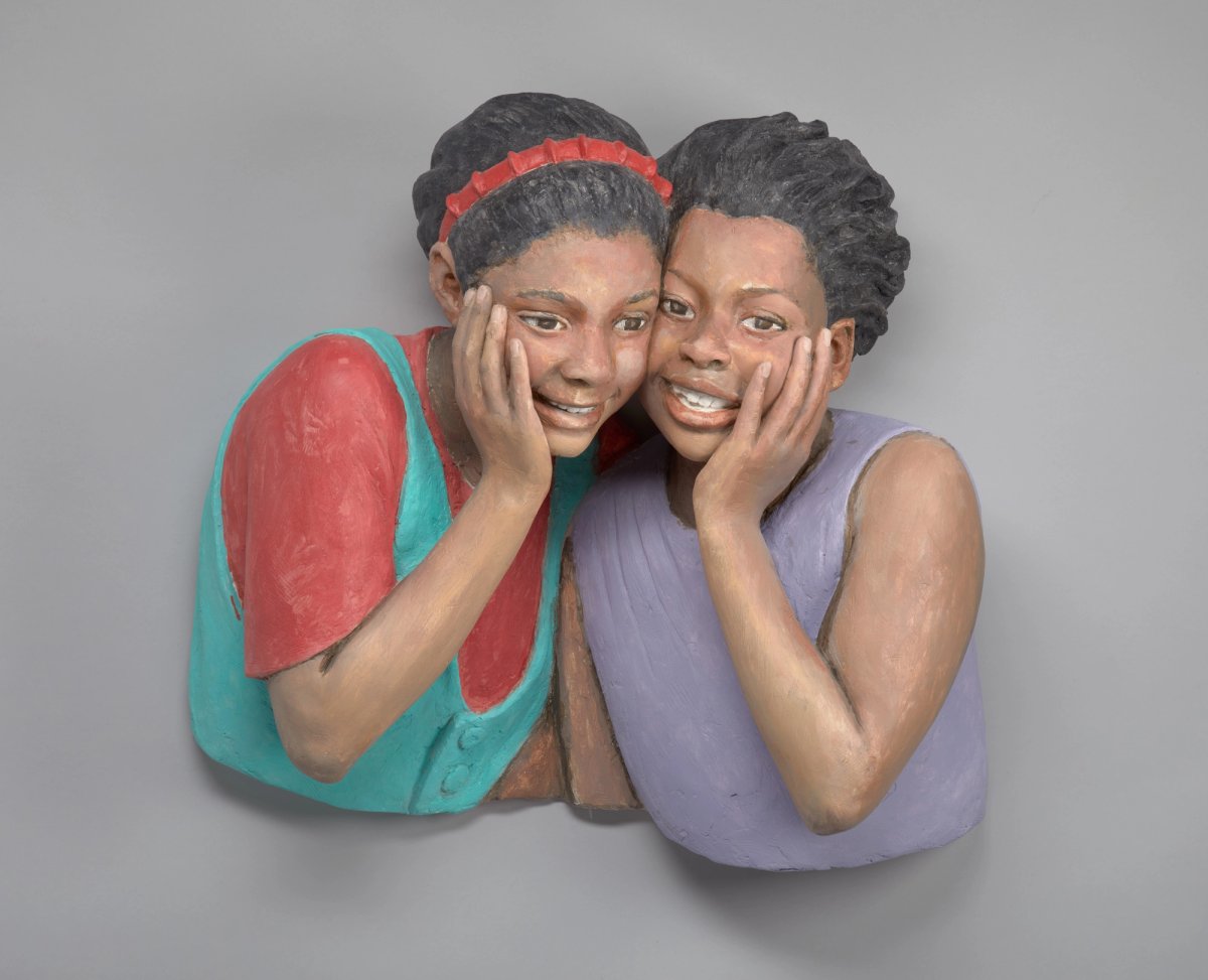 John Ahearn and Rigoberto Torres, Jamese Jefferson and Gloria Bollock, 1992. Jefferson and Bollock were among a large group of young African Americans who volunteered to have their likenesses cast in hydrocal plaster as part of community art project sponsored by the Washington Project for the Arts
Anacostia Community Museum, Smithsonian Institution, Gift of the artists, 2021.1.1