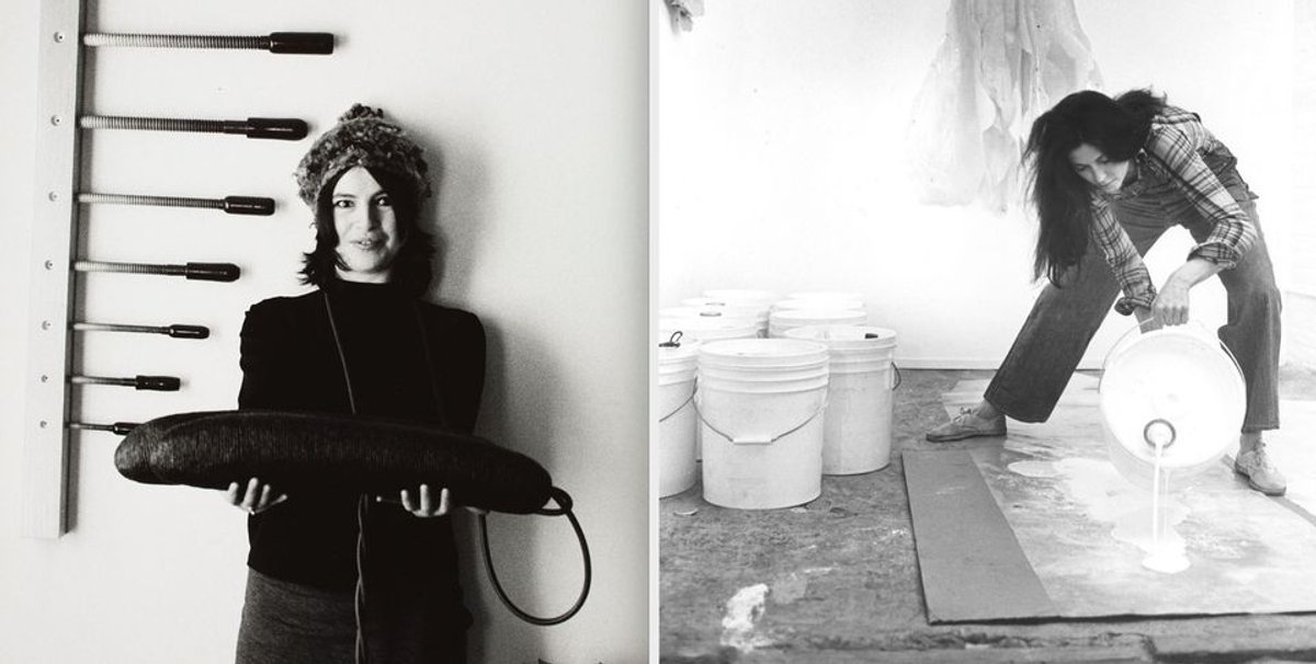 Eva Hesse and Hannah Wilke (© 2019 Marsie, Scharlatt, Hannah Wilke Collection & Archive, LA, VAGA at ARS, NY) Eva Hesse and Hannah Wilke (© 2019 Marsie, Scharlatt, Hannah Wilke Collection & Archive, VAGA at ARS)